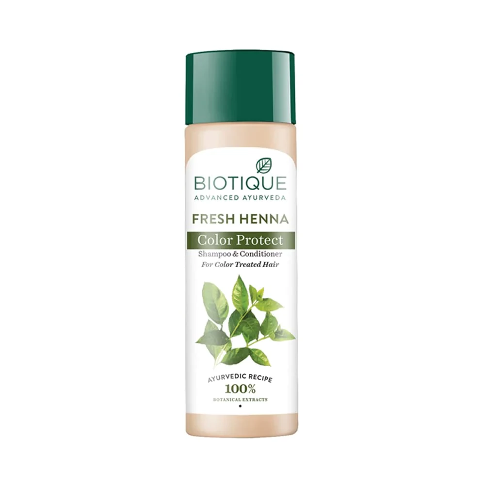 Biotique Bio Henna Leaf Fresh Texture Shampoo and Conditioner, 190 ml-1.webp